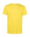 Organische Heren T-Shirt B&C TU01B Yellow Fizz